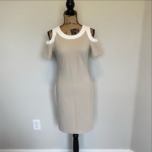 Tommy Hilfiger Cold-Shoulder Sheath Dress Size 4